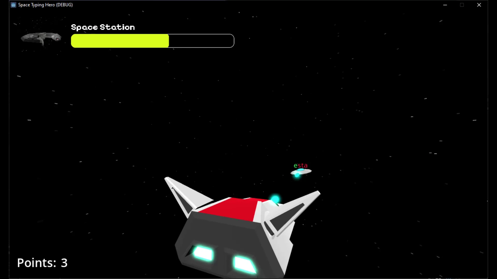 Space Typing Game